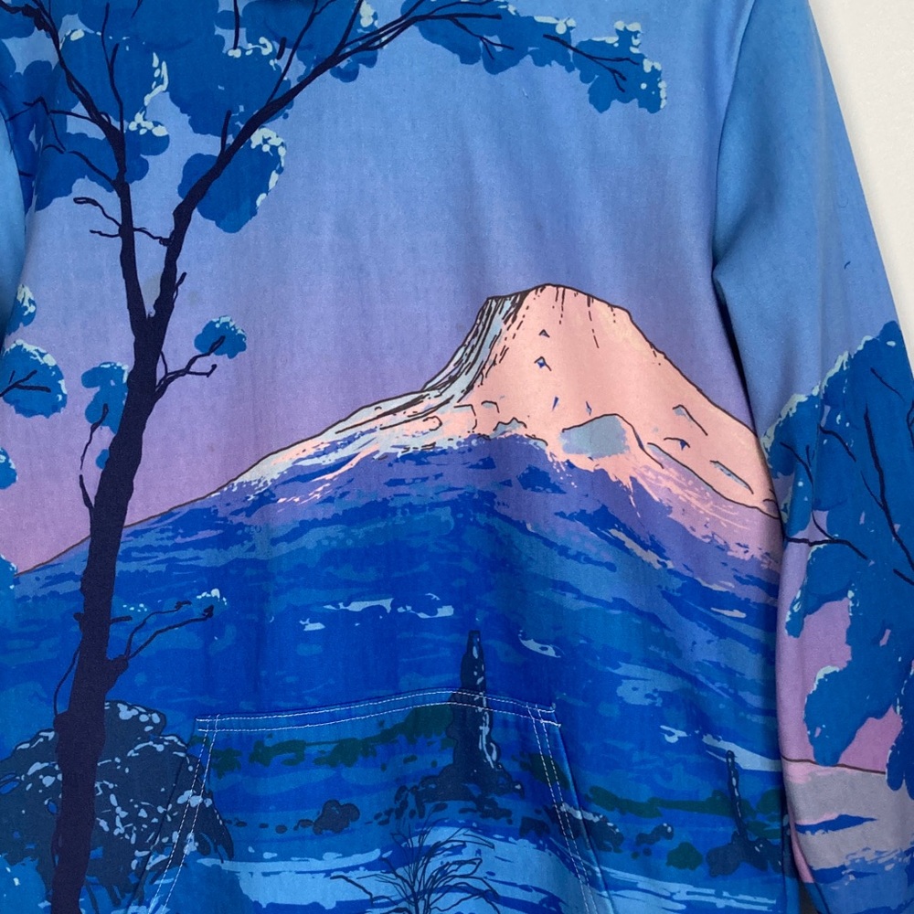 Vapor95 Mt. Fuji Fleece Hoodie Sweatshirt View 2